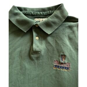 Vintage Promise‎ Keepers Polo Shirt Mens Size Large Green Christian Golf